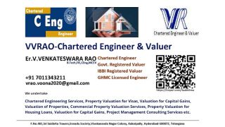 property valuer hyderabad VVRAO-Chartered Engineer & Valuer