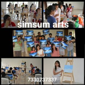 drawing lessons hyderabad SIMSUM ARTS GALLERY & STUDIO - Painting Classes in Hyderabad kondapur hitech city