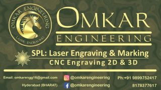 engraver hyderabad OMKAR ENGINEERING (CNC & LASER) ENGRAVER & WELDING