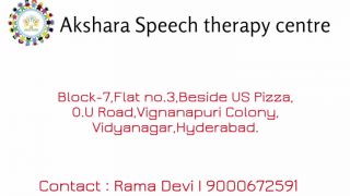 speech pathologist hyderabad Akshara Speech Therapy Centre
