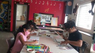drawing lessons hyderabad KONKALA FINE ARTS
